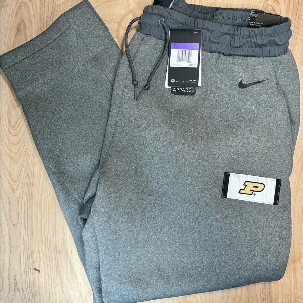 Nike Purdue On Field Apparel 3XL sweatpants grey NWT